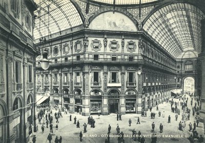 Milan, Italy, Galleria Vittorio Emanuele II by Italian Photographer